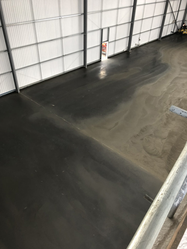Warehouse concrete floor slab in Bath, Somerset by industrial concrete