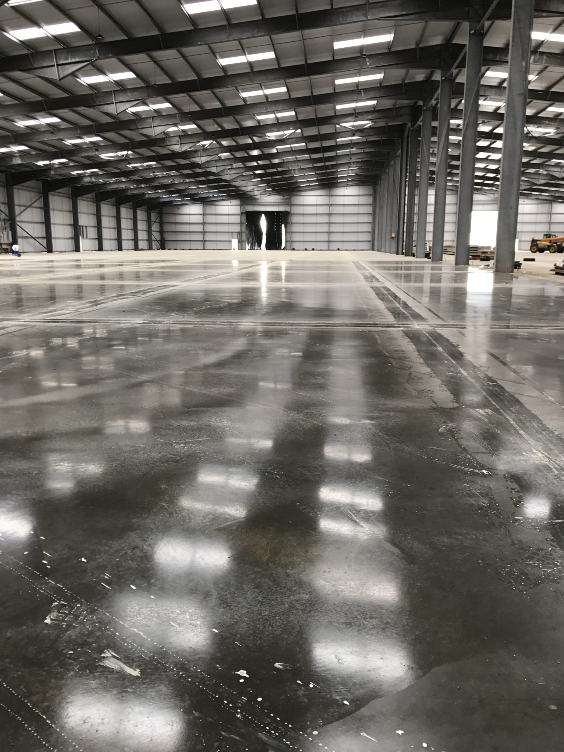 Large warehouse concrete flooring in Forfar, Dundee, Scotland - Level