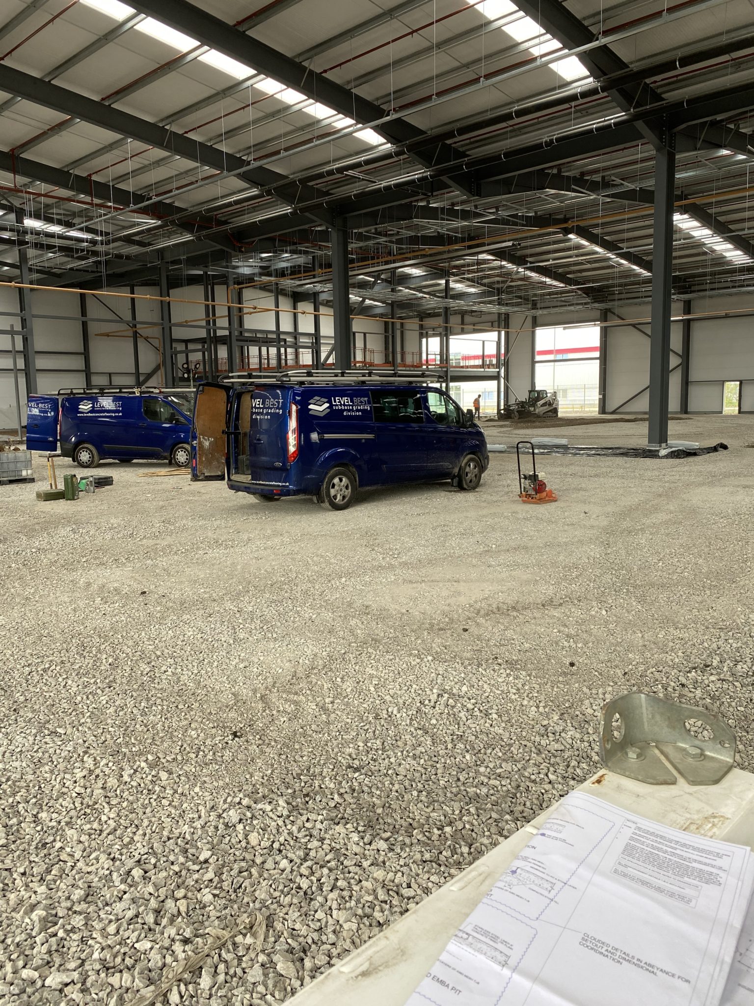 Level Best Concrete Flooring commences large warehouse concrete