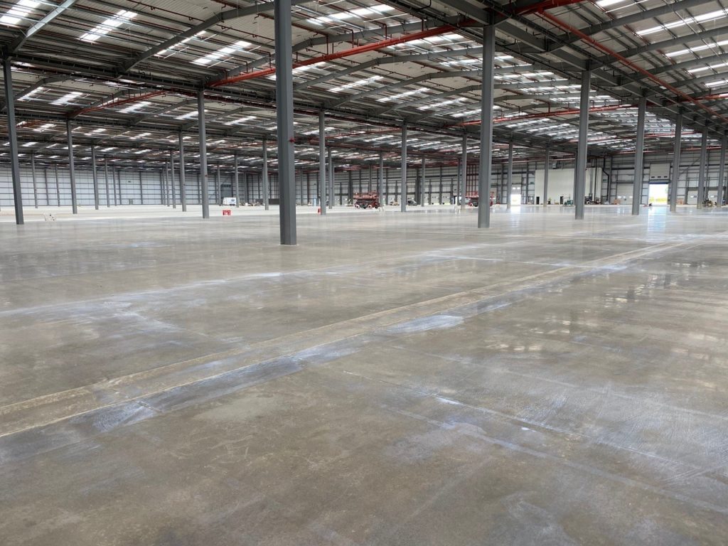 Major warehouse floor cleaning and renovation project in Kettering