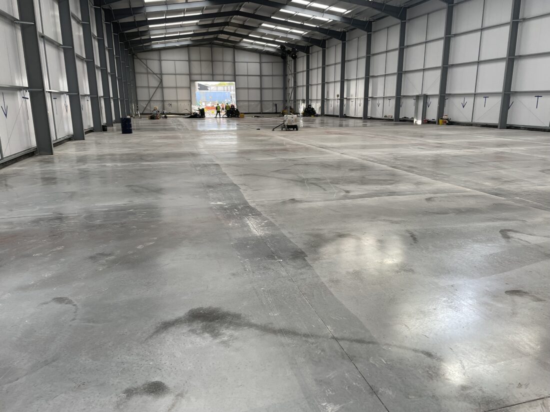New warehouse for Howdens Joinery in Howden, East Yorkshire Level Best Concrete Flooring