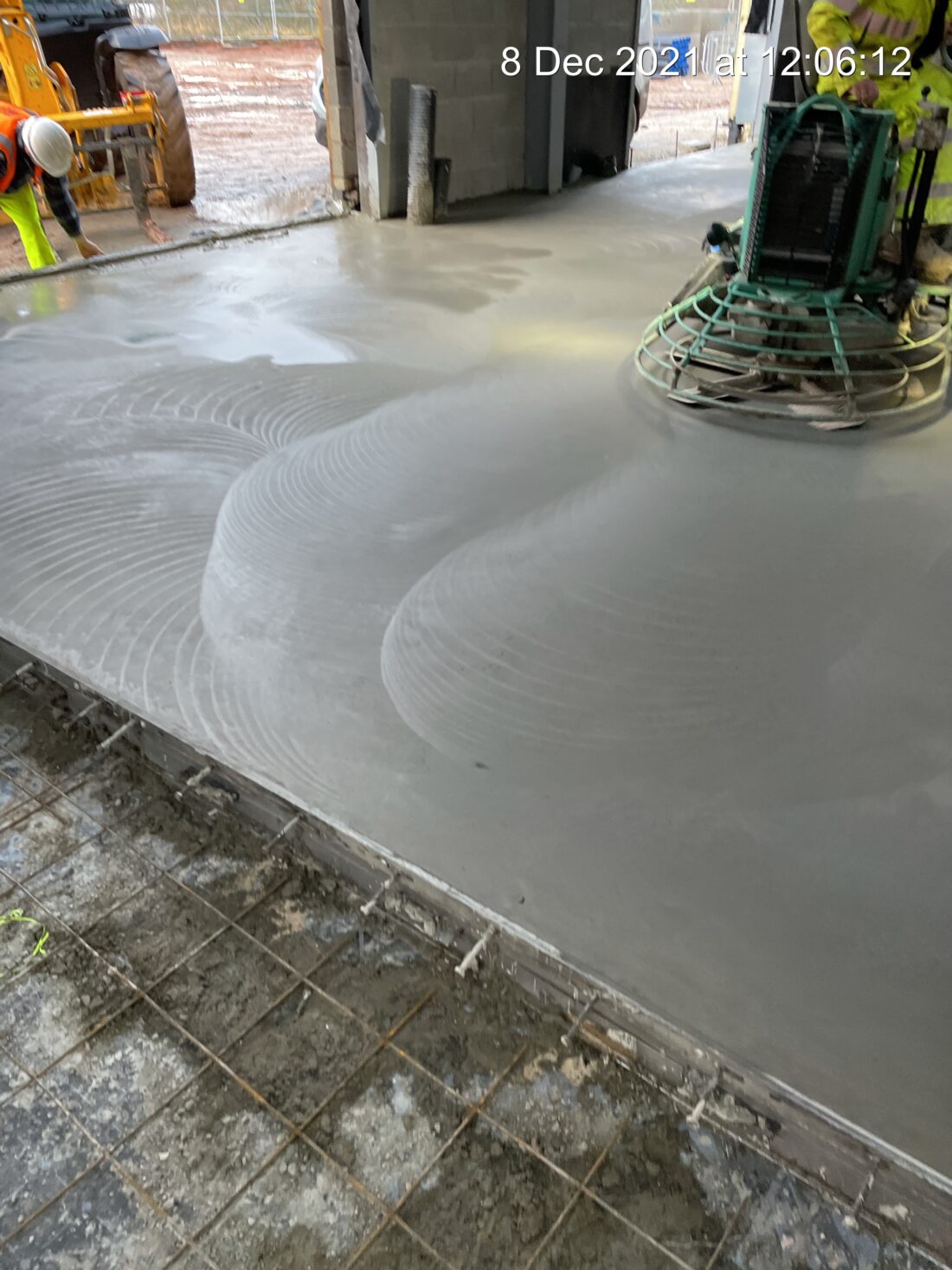 Concrete floor slabs for new warehouse development at Clifton Moor