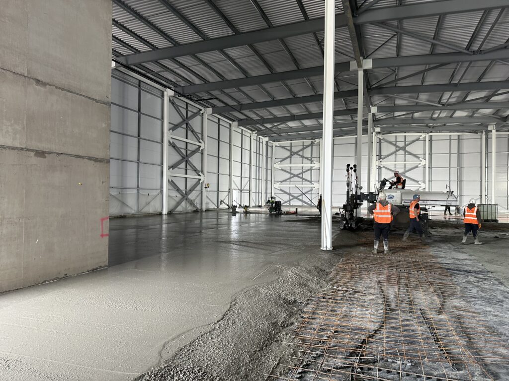 Laser screed concrete flooring by Level Best